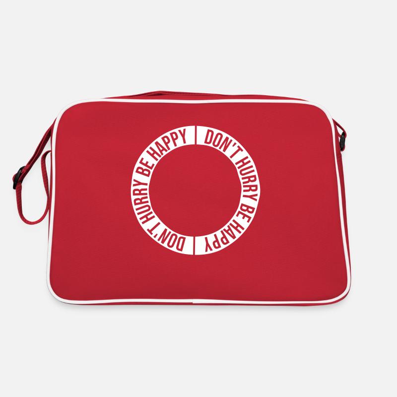 Don't hurry be happy Retro Bag