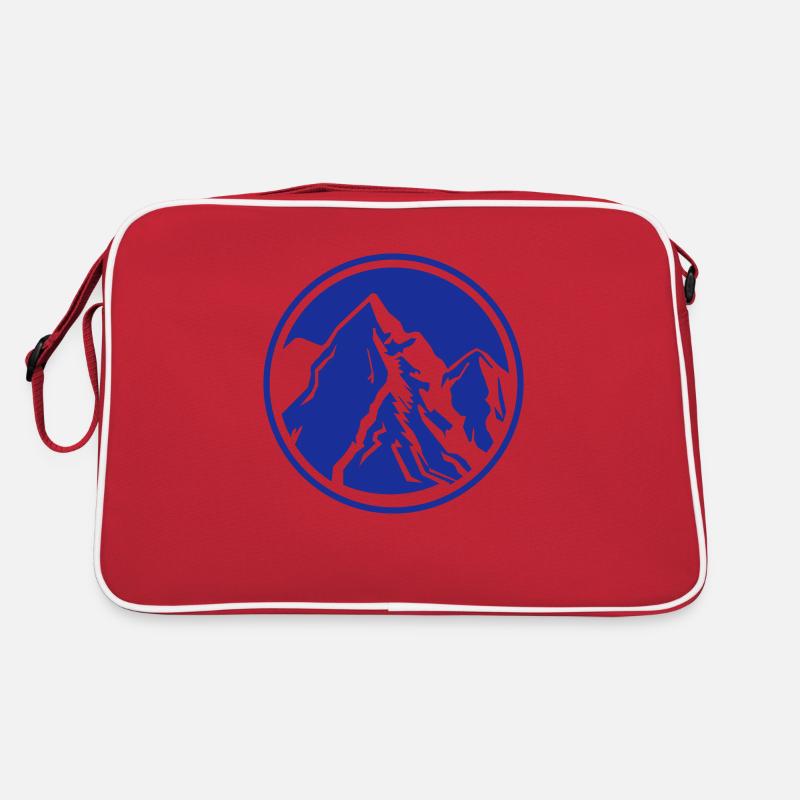 berge berge gebirge Retro Tasche