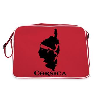 corsica île corse - Sac Retro - rouge/blanc - Dos