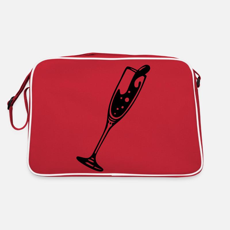 sektglas Retro Tasche
