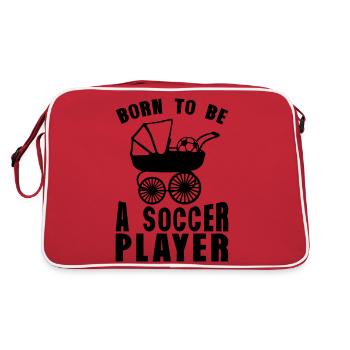 football landau born player to be - Sac Retro - rouge/blanc - Dos