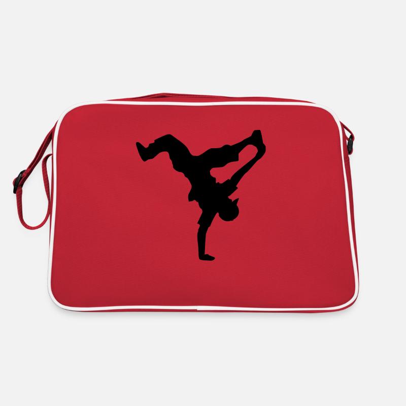 bboy move Retro Tasche