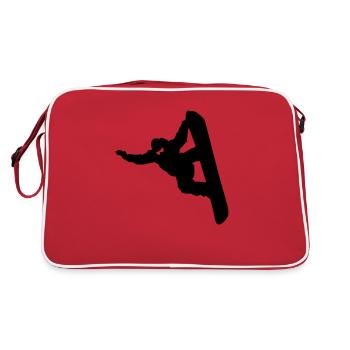Snowboard - Sac Retro - rouge/blanc - Dos