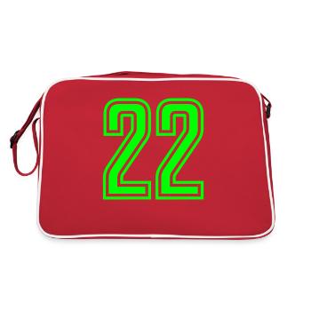 22 - Retro Bag - red/white - Back
