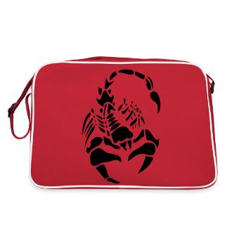 Scorpion - Retro Bag - red/white - Back