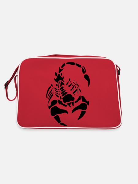 Scorpion - Retro Bag - red/white - Back