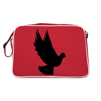 taube - Retro Bag - red/white - Back
