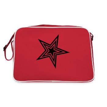 star - Retro Bag - red/white - Back