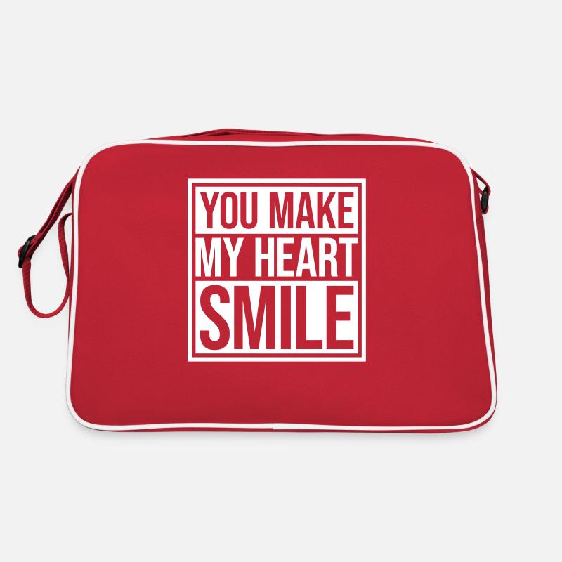 make my heart smile Retro Bag