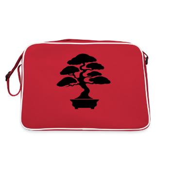 Bonsai Tree - Retro Bag - red/white - Back