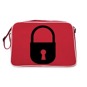 Lock - Retro Bag - red/white - Back