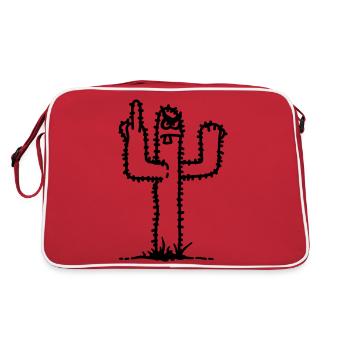 cactus - Sac Retro - rouge/blanc - Dos