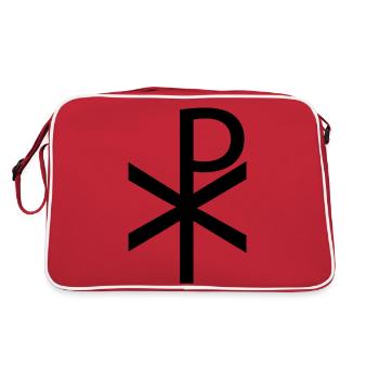 Christian monogramme - Sac Retro - rouge/blanc - Dos