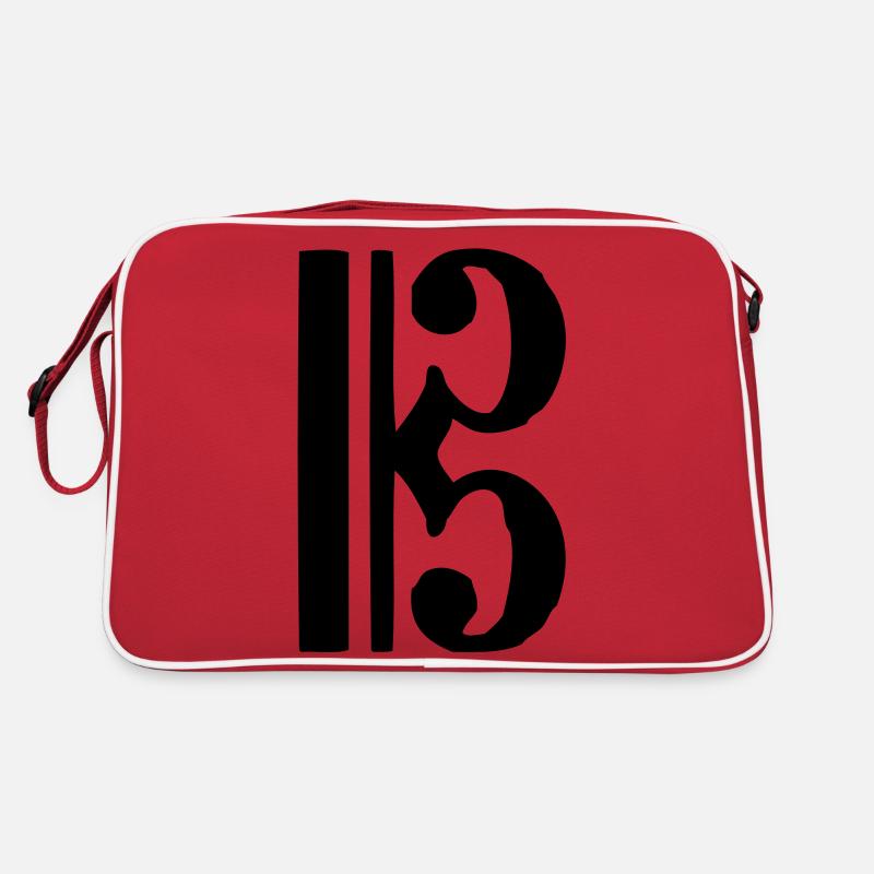 cle had music notes Retro Bag