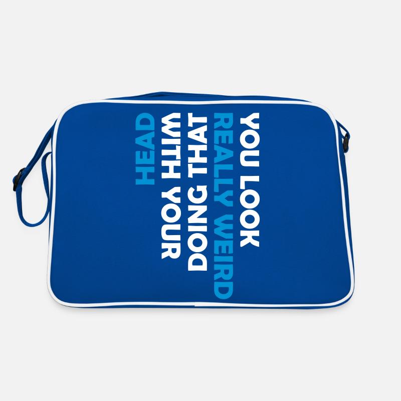 you look really weird Retro Bag