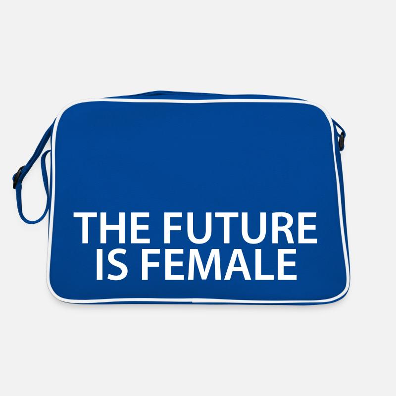 FUTURE FEMALE v2 Retro Tasche
