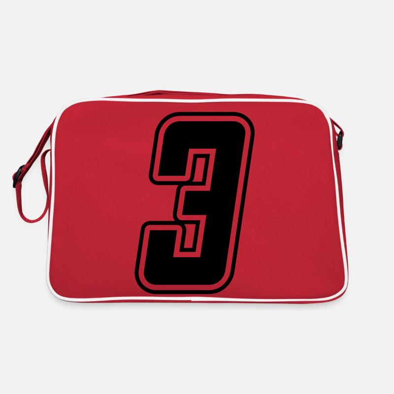 Startnummer 3 Retro Tasche