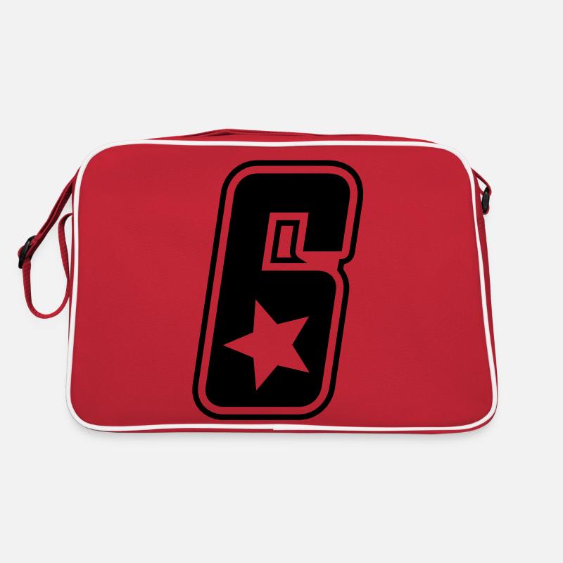 Startnummer 6 Retro Tasche