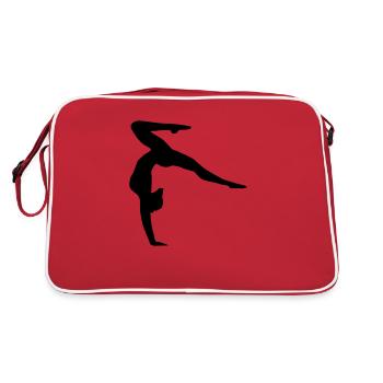 gymnast, gymnastics handstand - Sac Retro - rouge/blanc - Dos