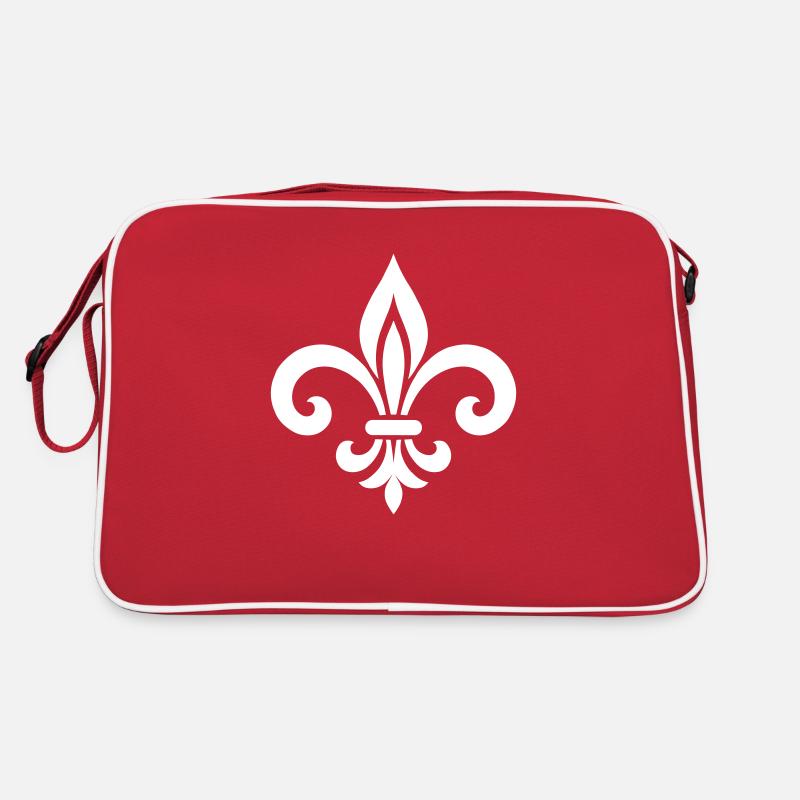 fleur de lys Sac Retro