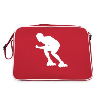 Inline skating - Retro Bag - red/white - Back