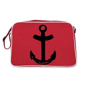 ancre marine1 - Sac Retro - rouge/blanc - Dos
