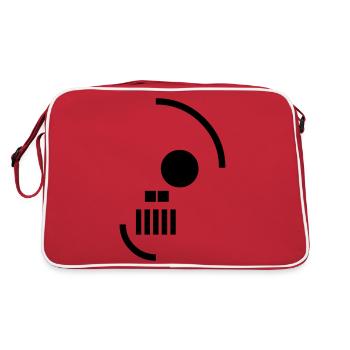 Skull - Sac Retro - rouge/blanc - Dos