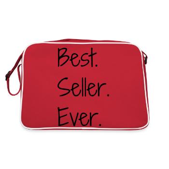 Vendeur / Vendeuse / Magasin / Métier / Job - Sac Retro - rouge/blanc - Dos