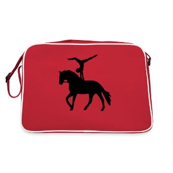Individual vaulters handstand - Retro Bag - red/white - Back