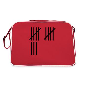 13 Stripes - Retro Bag - red/white - Back
