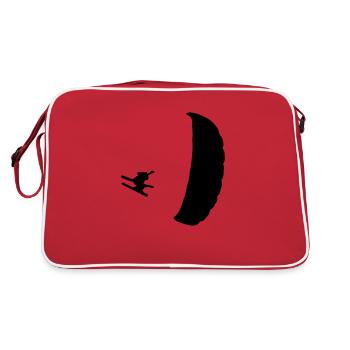Speedflying / Speedriding /Speedgliding - Sac Retro - rouge/blanc - Dos