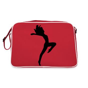 dancing_tanzen - Retro Tasche - Rot/Weiß - Hinten