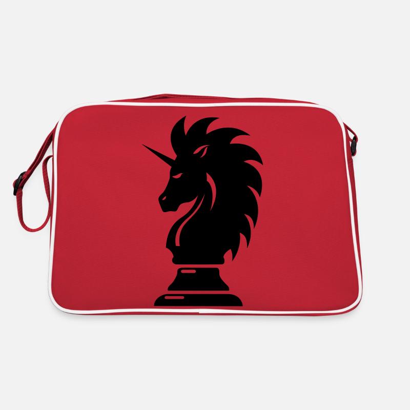 Springer d’échecs cheval Licorne Sac Retro
