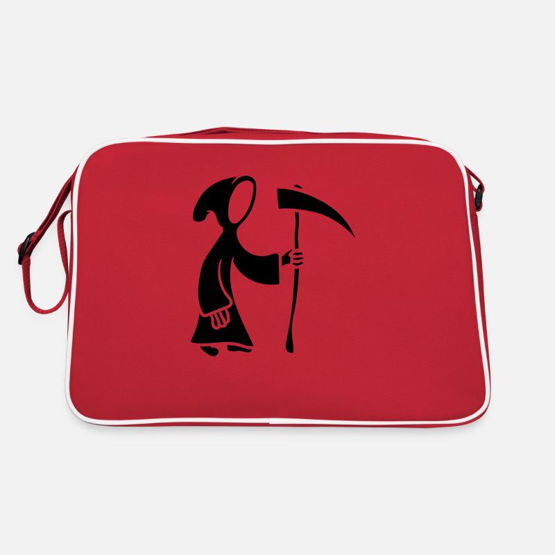 Tod mit Sense Comic Cartoon Retro Tasche