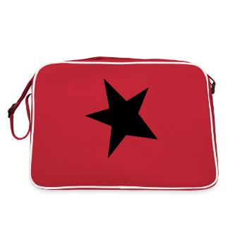 Étoile remplie - Sac Retro - rouge/blanc - Dos