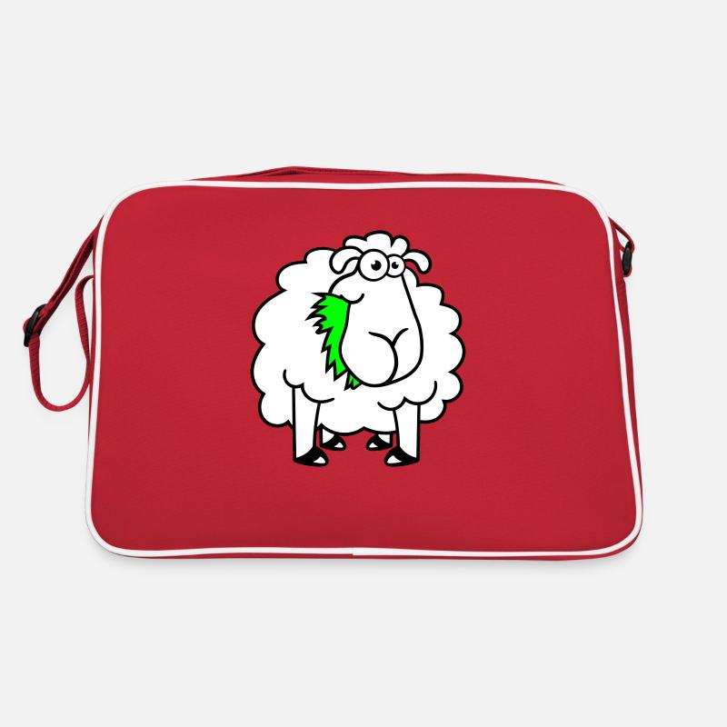 Sheep Eats Grasses Eat Grass Hungry Funny Retro Bag