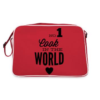 Best Chef in the world - Retro Bag - red/white - Back