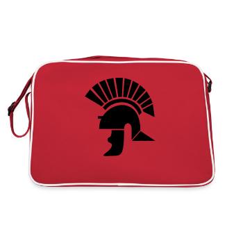 centurion_helmet - Retro Bag - red/white - Back