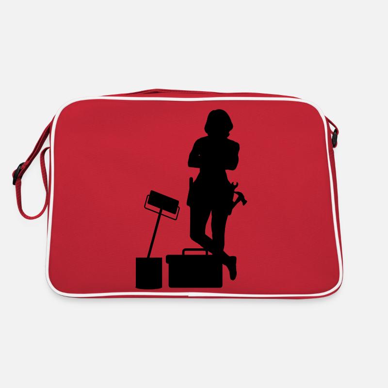 Heimwerkerin Retro Tasche