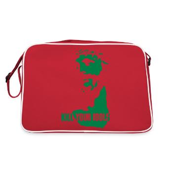 Kill your idols - Retro Bag - red/white - Back