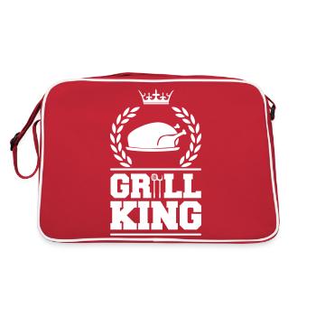 Grill King Chicken - Retro Bag - red/white - Back