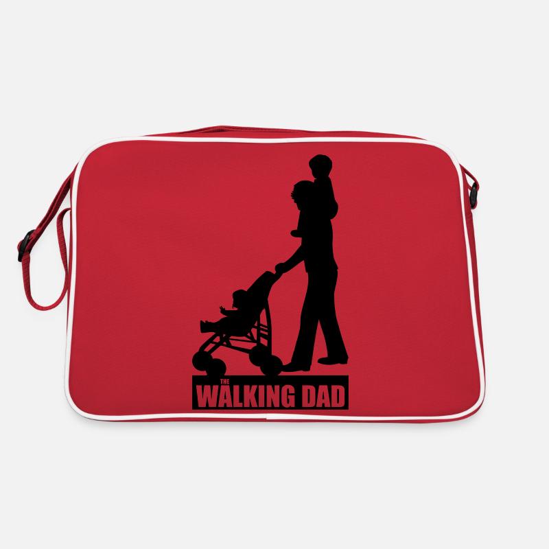 Walking Dad 2 huckepack Retro Tasche
