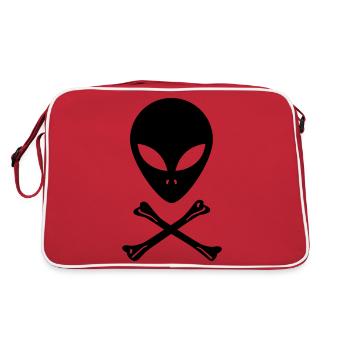 extraterrestre - Sac Retro - rouge/blanc - Dos