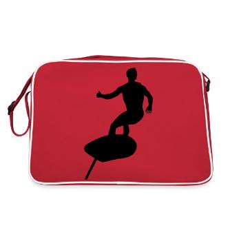 surf foil - Sac Retro - rouge/blanc - Dos