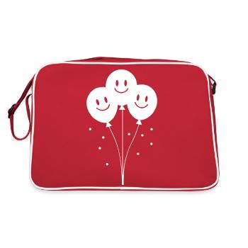 Ballon de bonheur - Sac Retro - rouge/blanc - Dos