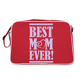 Meilleure maman de tous les temps - Sac Retro - rouge/blanc - Dos