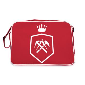 Armoiries du couvreur - Sac Retro - rouge/blanc - Dos