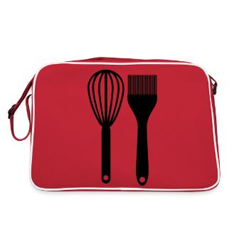 to bake - Retro Bag - red/white - Back