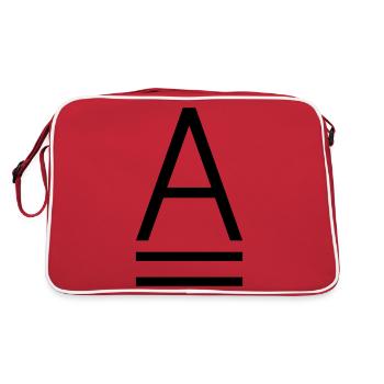 A-Cat logo - Retro Tasche - Rot/Weiß - Hinten