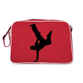 Dancer - Retro Tasche - Rot/Weiß - Hinten